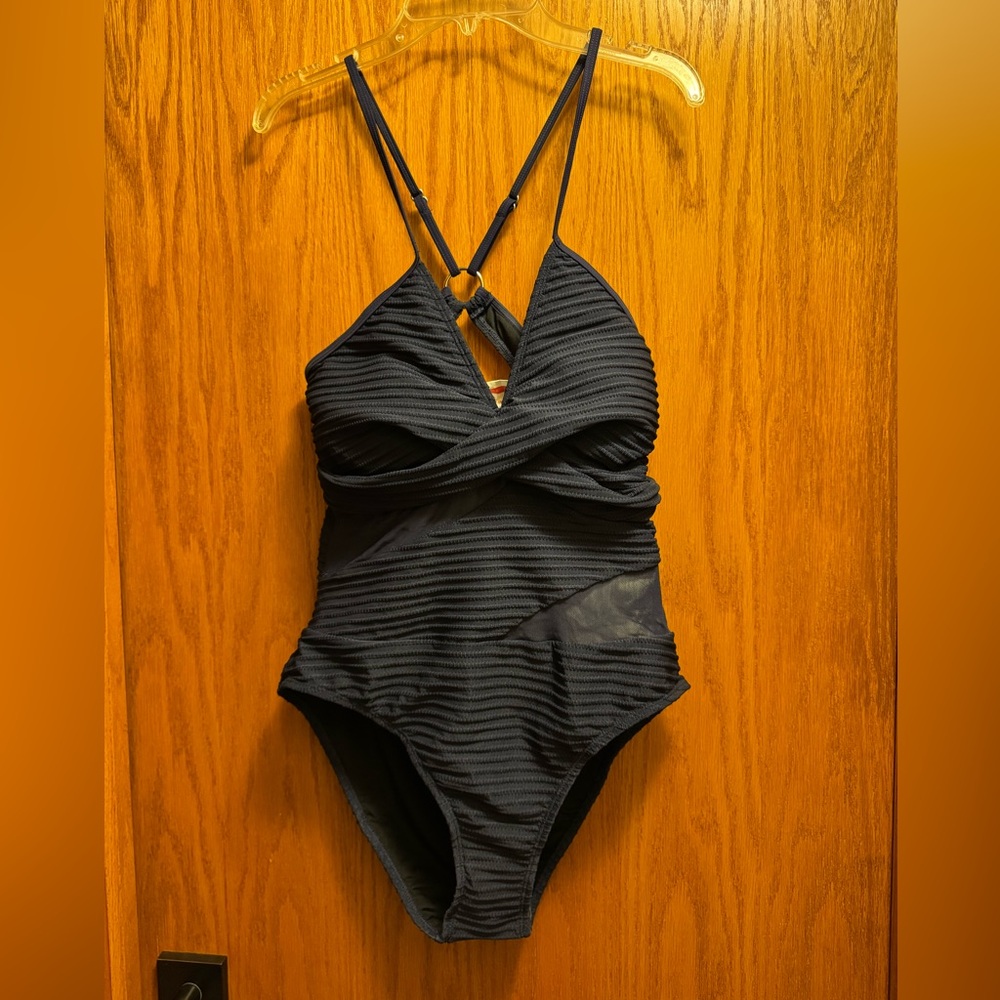 NWT Cupshe One-Piece Navy Swimsuit